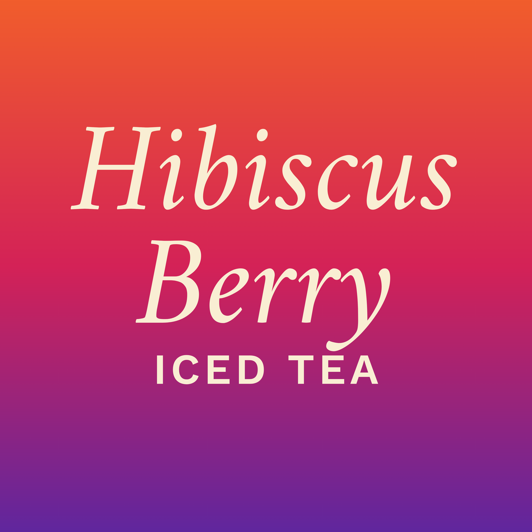 Hibiscus Berry Iced Tea (Super Sunset Blend) - Ready To Drink