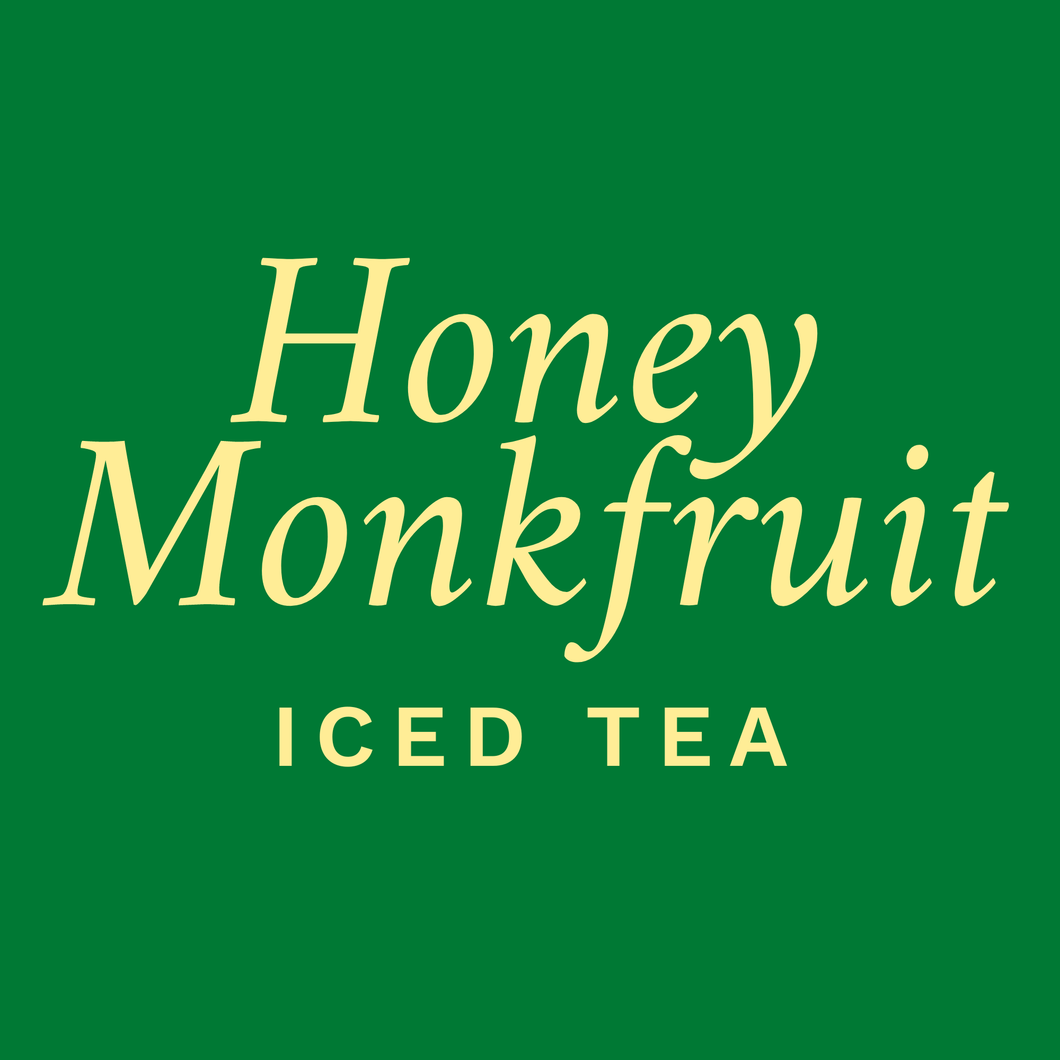 Honey Monkfruit Iced Tea (Less Sugar) - Ready To Drink - Feisty Iced Tea